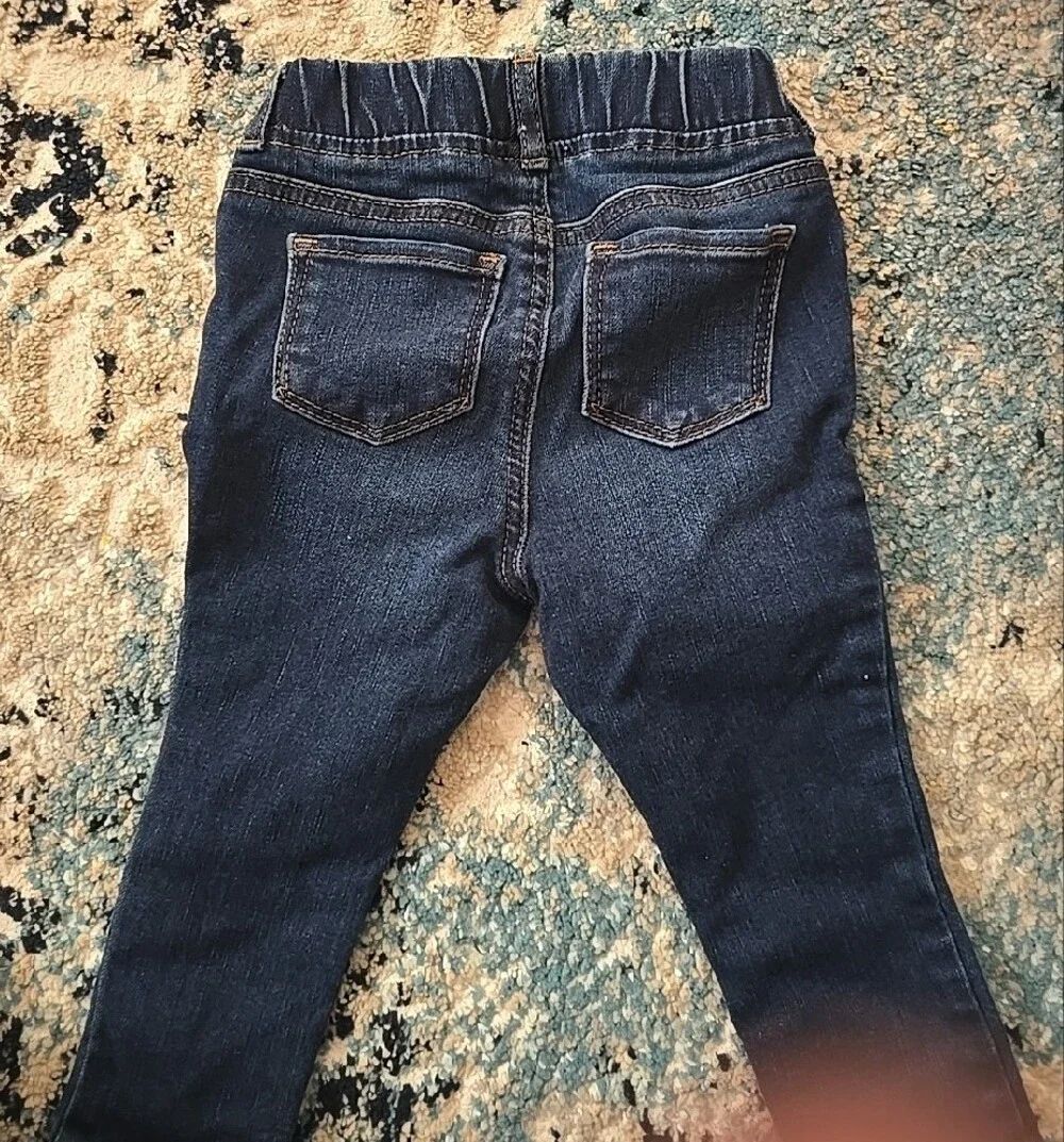 Gap Kids Dark Blue Elastic Waist Denim Jeans